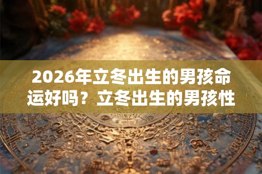 2026年立冬出生的男孩命运好吗?立冬出生的男孩性格如何? 2026年立冬出生的男孩命运好吗?立冬出生的男孩性格如何?