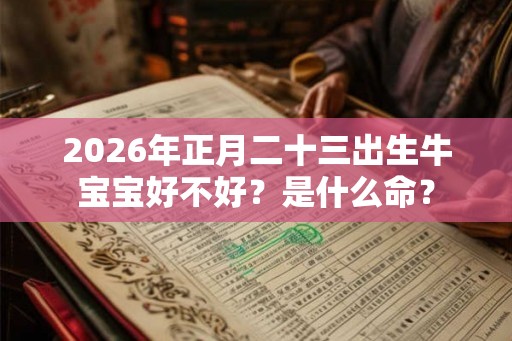 2026年正月二十三出生牛宝宝好不好?是什么命? 2026年正月二十三出生牛宝宝好不好?是什么命?