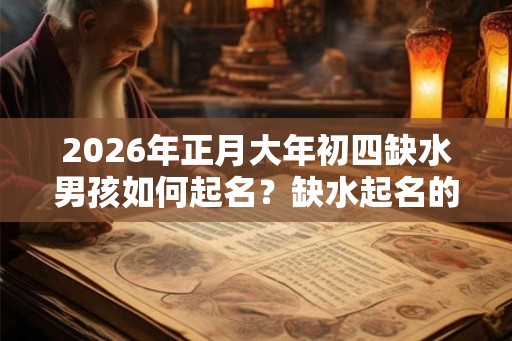 2026年正月大年初四缺水男孩如何起名?缺水起名的技巧? 2026年正月大年初四缺水男孩如何起名?缺水起名的技巧?