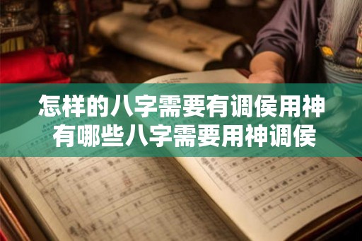 怎样的八字需要有调侯用神 有哪些八字需要用神调侯