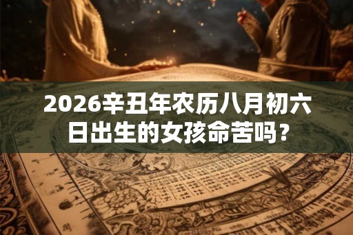 2026辛丑年农历八月初六日出生的女孩命苦吗？