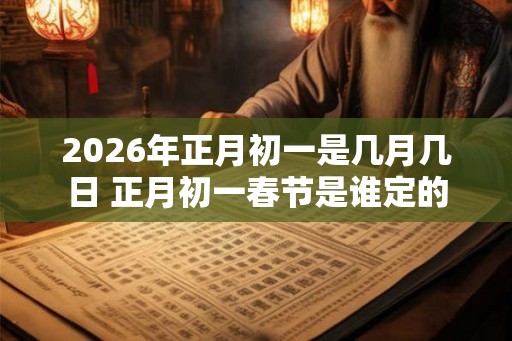 2026年正月初一是几月几日 正月初一春节是谁定的