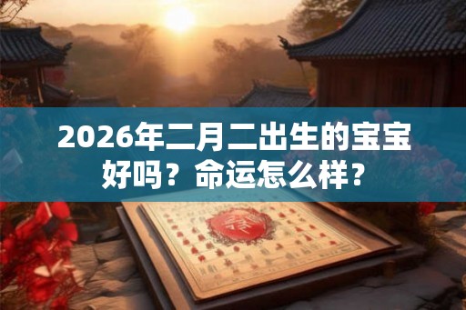 2026年二月二出生的宝宝好吗？命运怎么样？