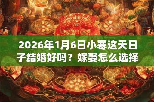 2026年1月6日小寒这天日子结婚好吗？嫁娶怎么选择吉日？