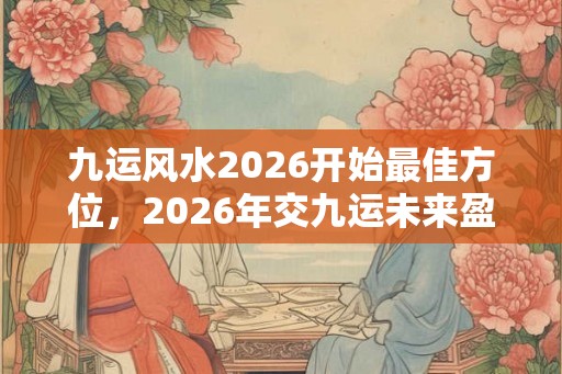九运风水2026开始最佳方位,2026年交九运未来盈利方位 九运风水2026开始最佳方位,2026年交九运未来盈利方位