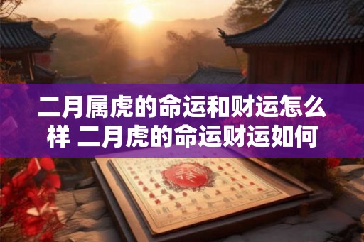 二月属虎的命运和财运怎么样 二月虎的命运财运如何