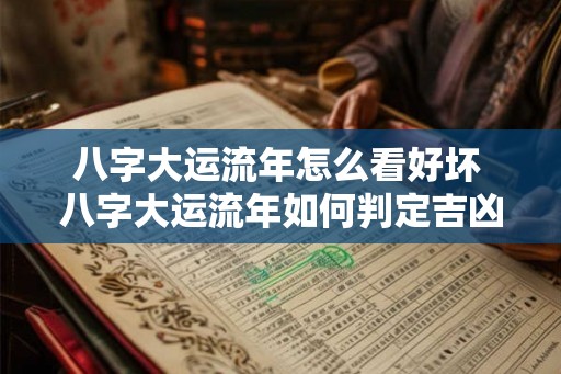 八字大运流年怎么看好坏 八字大运流年如何判定吉凶 八字大运流年怎么看好坏 八字大运流年如何判定吉凶