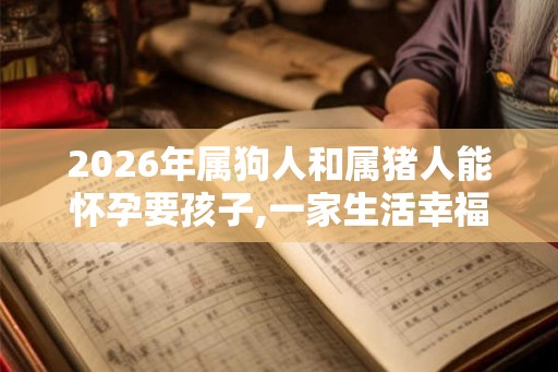 2026年属狗人和属猪人能怀孕要孩子,一家生活幸福