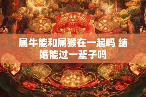 属牛能和属猴在一起吗 结婚能过一辈子吗