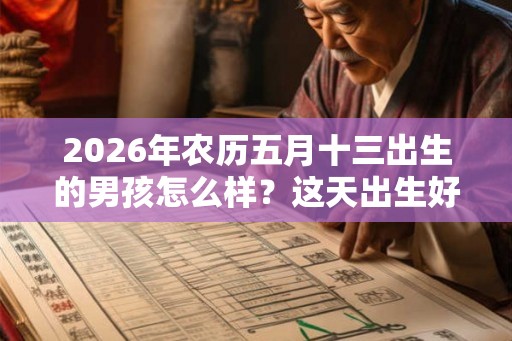2026年农历五月十三出生的男孩怎么样？这天出生好吗？