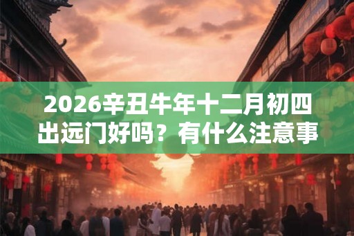 2026辛丑牛年十二月初四出远门好吗?有什么注意事项? 2026辛丑牛年十二月初四出远门好吗?有什么注意事项?