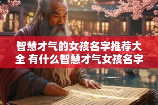 智慧才气的女孩名字推荐大全 有什么智慧才气女孩名字推荐吗 智慧才气的女孩名字推荐大全 有什么智慧才气女孩名字推荐吗