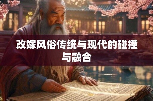 改嫁风俗传统与现代的碰撞与融合 改嫁风俗传统与现代的碰撞与融合