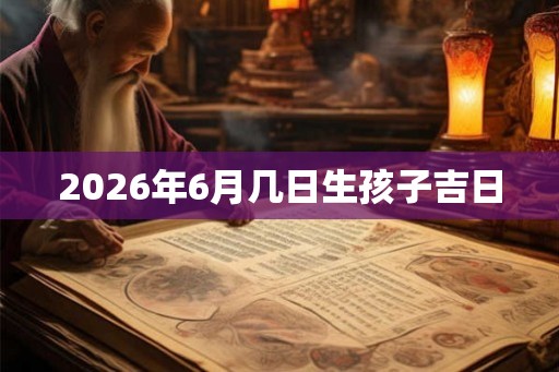 2026年6月几日生孩子吉日