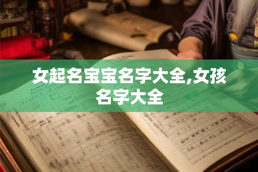 女起名宝宝名字大全,女孩名字大全 女起名宝宝名字大全,女孩名字大全