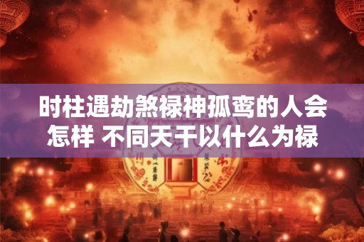 时柱遇劫煞禄神孤鸾的人会怎样 不同天干以什么为禄