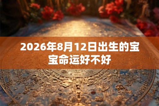 2026年8月12日出生的宝宝命运好不好 2026年8月12日出生的宝宝命运好不好
