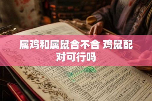 属鸡和属鼠合不合 鸡鼠配对可行吗 属鸡和属鼠合不合 鸡鼠配对可行吗