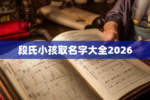 段氏小孩取名字大全2026