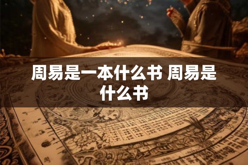 周易是一本什么书 周易是什么书