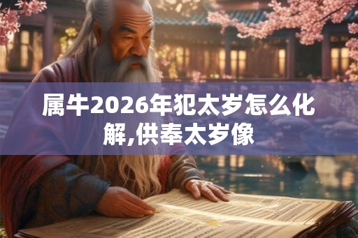 属牛2026年犯太岁怎么化解,供奉太岁像