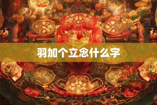 羽加个立念什么字 羽加个立念什么字