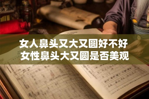 女人鼻头又大又圆好不好 女性鼻头大又圆是否美观
