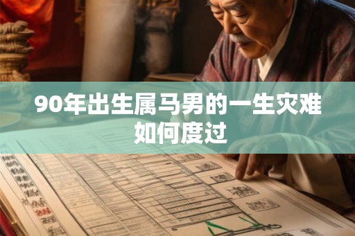 90年出生属马男的一生灾难 如何度过