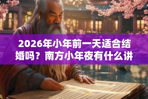 2026年小年前一天适合结婚吗？南方小年夜有什么讲究？
