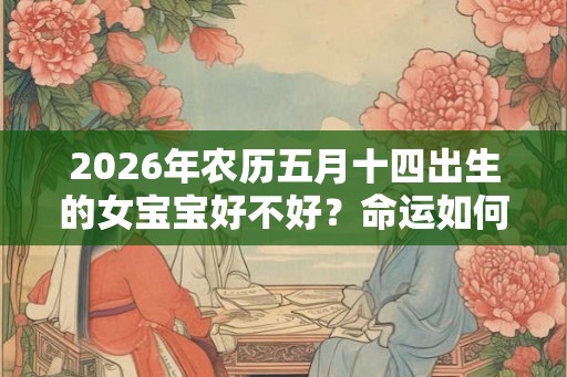 2026年农历五月十四出生的女宝宝好不好？命运如何？
