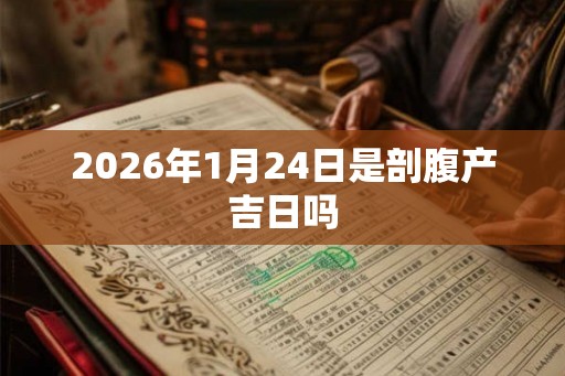 2026年1月24日是剖腹产吉日吗