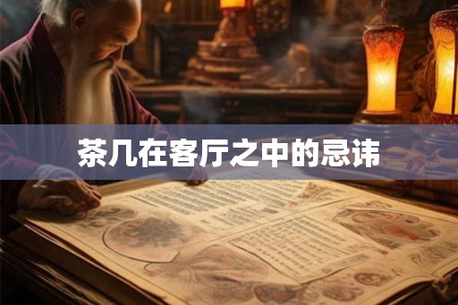 茶几在客厅之中的忌讳