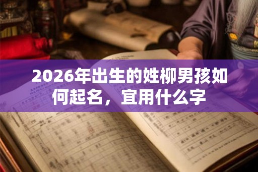 2026年出生的姓柳男孩如何起名,宜用什么字 2026年出生的姓柳男孩如何起名,宜用什么字