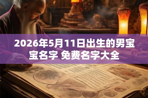 2026年5月11日出生的男宝宝名字 免费名字大全