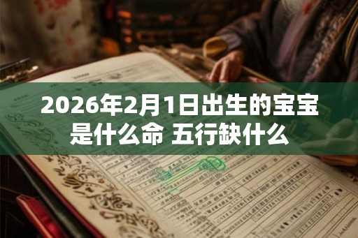 2026年2月1日出生的宝宝是什么命 五行缺什么
