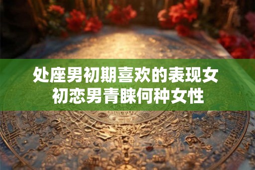 处座男初期喜欢的表现女 初恋男青睐何种女性