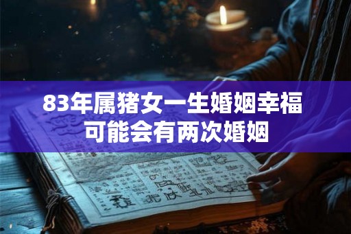 83年属猪女一生婚姻幸福 可能会有两次婚姻
