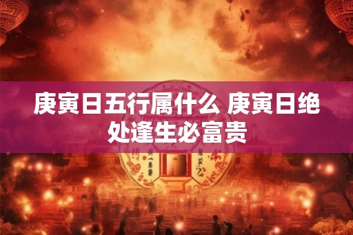 庚寅日五行属什么 庚寅日绝处逢生必富贵