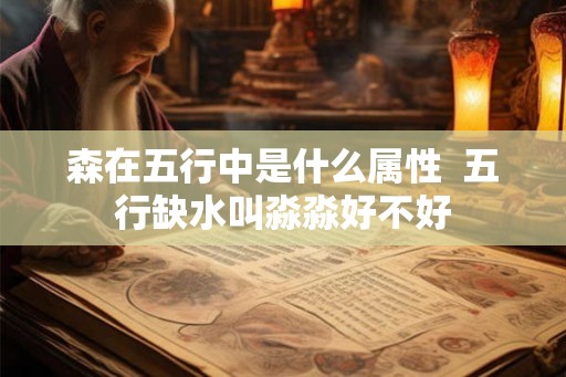 森在五行中是什么属性  五行缺水叫淼淼好不好