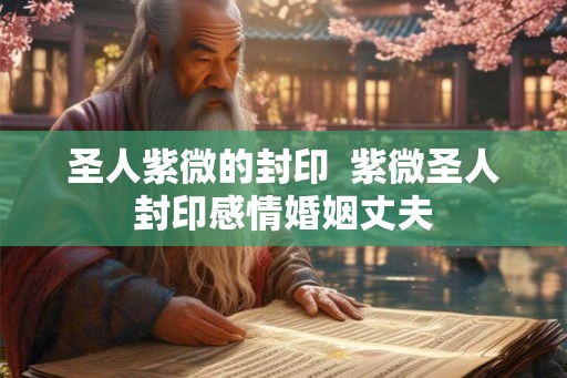 圣人紫微的封印  紫微圣人封印感情婚姻丈夫