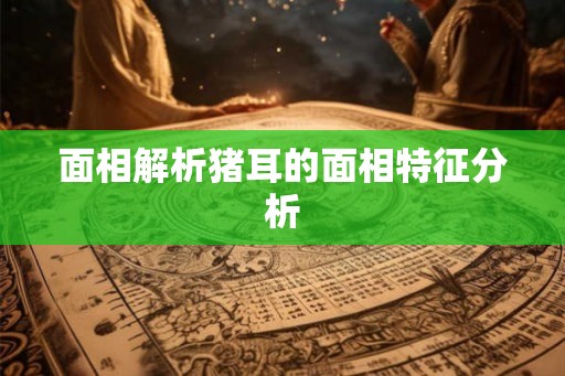 面相解析猪耳的面相特征分析
