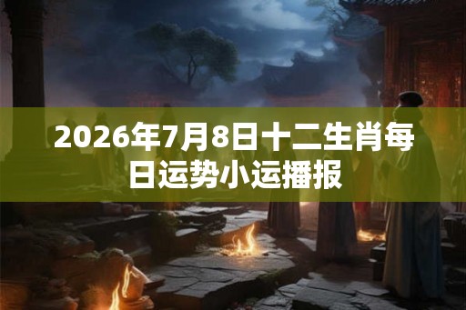 2026年7月8日十二生肖每日运势小运播报