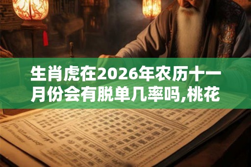 生肖虎在2026年农历十一月份会有脱单几率吗,桃花不多要懂珍惜