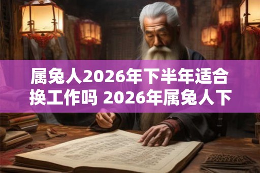 属兔人2026年下半年适合换工作吗 2026年属兔人下半年工作运势