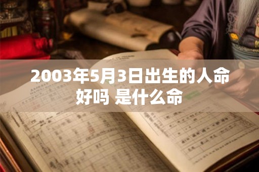 2003年5月3日出生的人命好吗 是什么命