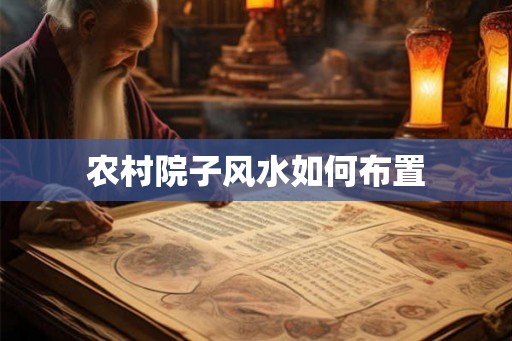 农村院子风水如何布置
