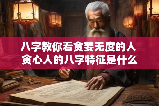八字教你看贪婪无度的人 贪心人的八字特征是什么
