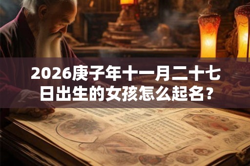 2026庚子年十一月二十七日出生的女孩怎么起名？