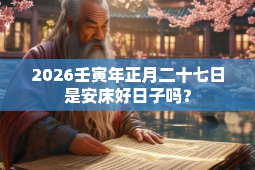 2026壬寅年正月二十七日是安床好日子吗? 2026壬寅年正月二十七日是安床好日子吗?