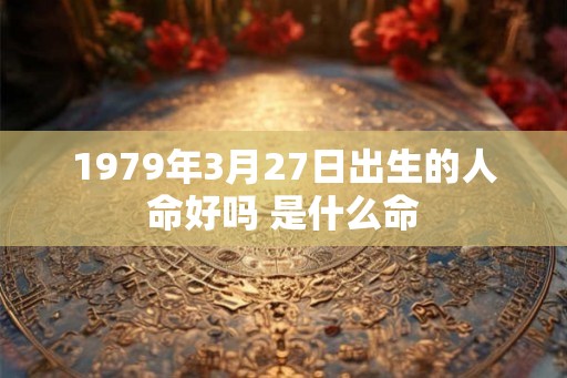 1979年3月27日出生的人命好吗 是什么命